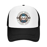 Uomini Donne caffè Acquoso Mondo Emblema Alan Wake 2 Trucker cap Moda Mesh Berretto da Baseball Gioco Anime Cappelli Cappello da Sole cap da Corsa Estate