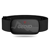 GEOID HS500 Cardiofrequenzimetro Fascia Toracica, Fascia Cardio Cardiofrequenzimetro Fascia Toracica Bluetooth 4.2/ANT+, IP67 Impermeabile Sensore di Frequenza Cardiaca