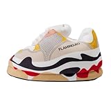 Flamingueo Pantofole Sneakers - Ciabatte Donna Invernali, Pantofole Uomo, Unisex, Ciabatte Invernali Uomo, Regali Divertenti, Taglia Unica