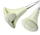 Bastone da Majorette per Twirling (Bianco, 61cm)