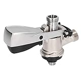 DEWIN G5/8 Accoppiatore per Fusti di Birra, Accoppiatore per Fusti di Birra di Tipo S Accessorio per la Produzione del Rubinetto del Distributore di Barili in Acciaio Inossidabile
