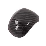 Adesivo per pomello del cambio dell'auto in fibra di carbonio, accessori interni per 2019 2020, ABS