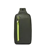 PIQUADRO Corner 2O Mono Sling Bag Green