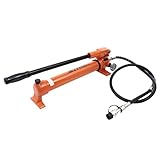 KANBCNG Pompa idraulica manuale 900 cc Pompa idraulica Set 60 ~ 70 Mpa tubo 180 cm Collegamento rapido ZG3/8" commutazione automatica tra alta e bassa pressione pompa idraulica manuale pompe a mano