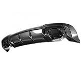 Diffusore paraurti posteriore compatibile con Audi A3/S3 8V 2017 2018 2019 2020 terminale di scarico ABT(Carbon)