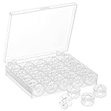 MumdoYAL 25 Pezzi accessori macchina da cucire,accessori cucito ， Macchina da Cucire Bobine Universali Cucito Bobina per Macchine da Cucire con Scatola. (plastica)