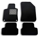 Tappetini per Peugeot 308 II dal 2013- Berlina 3/5 porte tappeti Auto su Misura, Antiscivolo,battitacco in Gomma Rinforzato, Bottoni di Ancoraggio