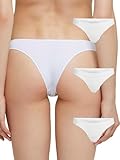 Pompea 3 Pezzi Slip Brasiliana Donna in Cotone, Intimo Donna Seamless