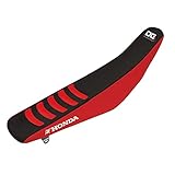 Blackbird copertina sella Double Grip 3 Honda Crf r 250 2004-2009 - Crf x 250 2004-2017 - Crf x 450 2004-2017 rosso/nero
