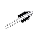 SANQIUTOU Emblema Adesivo, Decorativo Adesivi per VW Golf 5 6 7 8 GTE GTI GTD Variant, Cofano Anteriore e Posteriore Stemma Insignia, Bagagliaio Cofano Decalcomanie Accessori,A