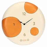 THUN - Orologio da muro - ceramica - Collezione Chroma - 26 x 26 x 4,7 cm