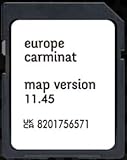 Scheda SD Navigazione GPS Europa 2025 versione 11.45-8201756571 compatibile con Renault Tomtom Carminat