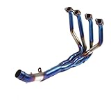 Tubo Centrale Scarico Motociclo Per Z800 2010-2021 Sistema Completo Per Motocicletta Tubo Centrale Di Scarico Marmitta Collegamento Scarico Marmitta Per Motocicletta(2)