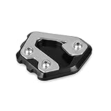 Cavalletto laterale Moto Cavalletto Ingrandire Estensione Per BMW F800R F 800 R F800 2015-2021 Lato Del Basamento Piastra Per F800GT 800GT 2016-2021(Black)