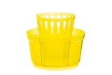 Excelsa Rainbow Scolaposate Tondo, 15 cm, Polipropilene, Giallo