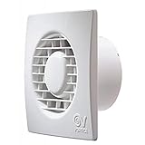VORTICE M10/4 Record - Aspiratore Bagno e Cucina 90mm Punto Filo da Parete, Ventola Aspirazione Elicoidale a Basso Consumo Energetico, Rimuove Muffa e Umidità, Portata Massima 65m3/h - 7,7x15,9x15,9cm