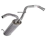 ATEC Germany 1x Silenziatore posteriore Compatibile con CITROËN C1 (PM_, PN_), PEUGEOT 107 (PM_, PN_), TOYOTA AYGO (_B1_)
