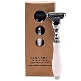 Parker rasoio di sicurezza Mach 3 manico bianco