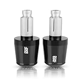 Cursore del peso Moto Manubrio End Manopole Tappo Mano Bar 22mm Per HONDA CBR650F/CB650F CB650 F CB 650F 650 2014-2018 2017 2016(Black)