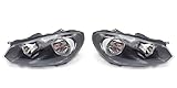 WANGZENIU Fari Anteriori per VW Golf 6 2011-2014, Fari a LED, Fari con Motore, Fari + Set Sinistro/Destro,Left Driver Seat