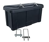 Timone Box con 2 Serrature, incluso supporto, Cassetta degli attrezzi per rimorchio Stau scatola 23 LTR rimorchio Box, daken B23 – 2