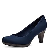 MARCO TOZZI scarpe da donna con tacco vegane, eleganti e blu (navy) 39 EU