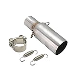 JAYWIS Tubo Di Scarico Centrale Slip-on Per Moto Per Piaggio BEVERLY 125 300 MP3 125 250 300 LT X10 125 Tubo Di Collegamento Centrale Per Marmitta Di Scarico Tubo di scarico