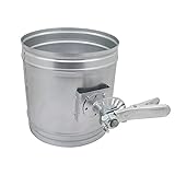 Serranda di taratura aria meccanica ferro canalizzato ventilazione condizionatore tubo stufa con valvola a farfalla per canna fumaria chiusura