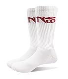 Nas KD II Calzini Adulto Unisex (40,5 EU, 45,5 EU) (Bianco, Rosso)