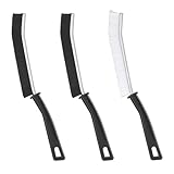 jatimdotin Spazzola per Pulire delle Fessure, 3 PCS Spazzola per Piastrelle per Fughe, Spazzola Multifunzione per Dettagli, Spazzola per Pulire Doccia con Setole Dure per Cucina e Bagno