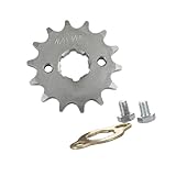Gobfar Moto 428 14 Denti Pignone 17mm Sostituzione per 50cc 70cc 90cc 110cc 125cc Dirt Pit Bike Mini Bike ATV 4 Ruote Moped, Quad Pit Dirt Trail Bike, Dirt Bike Anteriore Motore Pignone