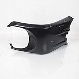 one by camamoto 77365997 plastica sotto pedana, poggia piedi antiscivolo nero, compatibile con yamaha bw's original/mbk booster spirit 50cc anno 1990-2003