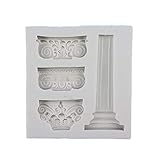 YiFeng Stampi per colonne in Greco Antico Stampo per colonne Romane Sugarcraft Strumenti per Resina epossidica