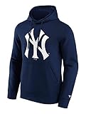 Fanatics MLB New York Yankees Primary Logo Graphic Maglia di Tuta, Blu, XXL Uomo