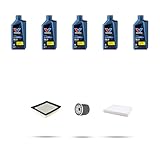 Kit tagliando 3 FILTRI e 5L OLIO compatibile con Infiniti FX 35 206kw dal 2003