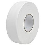 Skyzone Nastro per Bastoncini da Hockey, Nastro Antiscivolo per Impugnatura per Hockey su Ghiaccio Sportivo per Impugnatura da Badminton, Asta da Golf, Racchetta da Tennis 2,5 cm * 25 m,Bianca