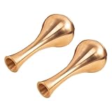 Toyvian 2 pezzi Vaso in Rame Semplice Pz Vaso in Metallo Decorativo per Fiori Design Moderno Minimalista Stabile con Base Piatta Adatto per Piante Fresche e Fiori Secchi Vasi Eleganti