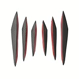 WJYZNB 6 Pezzi Spoiler paraurti Anteriore, Compatibile con Alfa Romeo Giulia Stelvio Giulietta Mito Fiat 500 Abarth 595 Lancia, ricambi Auto,Carbon Fibre