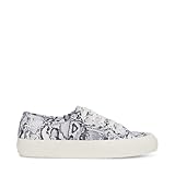 Superga 2750 Print, Scarpe con Lacci Unisex-Adulto, White Avorio-Navy SN, 41 EU