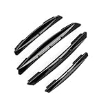 4 Pezzi Auto Strisce Anticollisione, per VW Golf 6 GTI Golf 7 Golf 7 GTI Golf Tdi Golf Sportsvan Protezione Paraurti Anti collisione, Finitura Esterna Porta Adesivo Protettivo,A