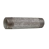 Cornat Nipplo per tubi in acciaio zincato – 3/4 pollici AG x 120 mm – filettatura esterna secondo DIN EN 10226-1 (ISO 7-1) – Per raccordi e installazioni di tubi