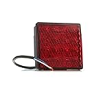 HELLA VALUEFIT 2NE 357 029-041 Retronebbia, LED, 12V, Montaggio, interno, colore diffusore luce rosso, Cavo 260mm, Spina estremità del cavo aperta, posteriore
