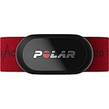 Polar H10, Sensore di Frequenza Cardiaca Toracico, Unisex, con Trasmissione Ant+ e Bluetooth, Memoria Interna, Impermeabile, Elastico Comodo e Stabile, Rosso (Red Beat), M-XXL, H10
