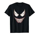 Marvel Venom Big Face Grin Halloween Costume Maglietta