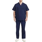 MISEMIYA Uniformi Unisex Set Camice ?€? Uniforme Medica con Maglia e Pantaloni Uniformi Mediche Camice Uniformi sanitarie - Ref.8178