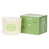 THUN - Candela Spring Wind con Note Floreali e Fruttate di Rosa, Pesca e Iris, con Intreccio di Vaniglia e Cedro, Versione Grande, Linea Home Scents, 500g