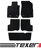 TEXER Tappetini in tessuto, adatti per Dacia Logan I MCV, 7 posti, anno di costruzione 2006 – 2009 Basic