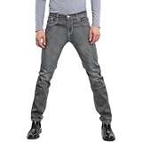 Toocool - Jeans Uomo Pantaloni Regular Fit Denim Vita Regolare 4 Stagioni LE-2487 [46, 3325 Grigio]