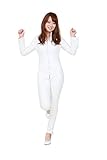 Faux leather catsuit (SR19 white) 100kg size (japan import)