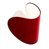 Lampada da parete Io LED, Rosso/2700 k/350 lm., B x H: 16,5 x 10,5cm